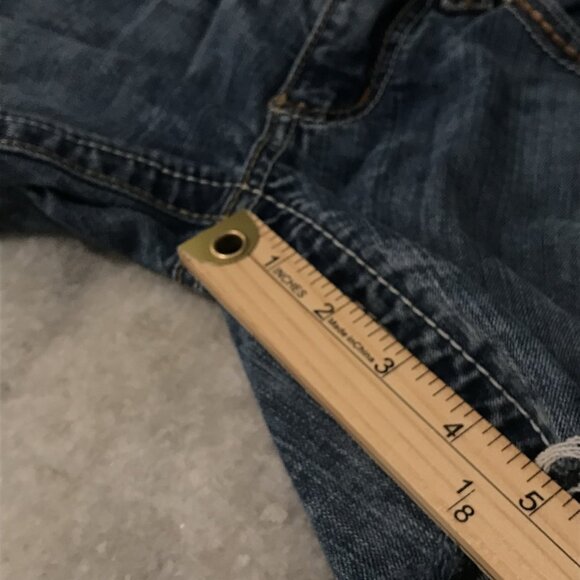 Cruel Girl Shorts Womens 3 Distressed Denim Embroidered Pocket Western Rodeo - Picture 7 of 7